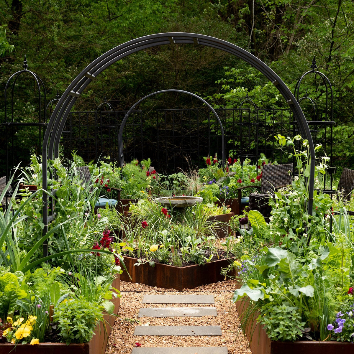 Corten Steel Raised Garden Bed