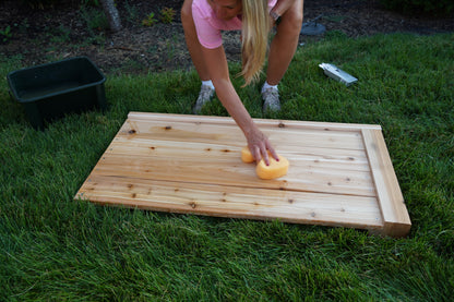 Gardenary L-Shape Cedar Kitchen Garden Raised Bed