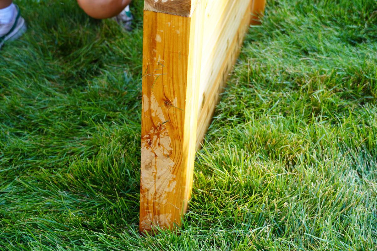 Gardenary L-Shape Cedar Kitchen Garden Raised Bed